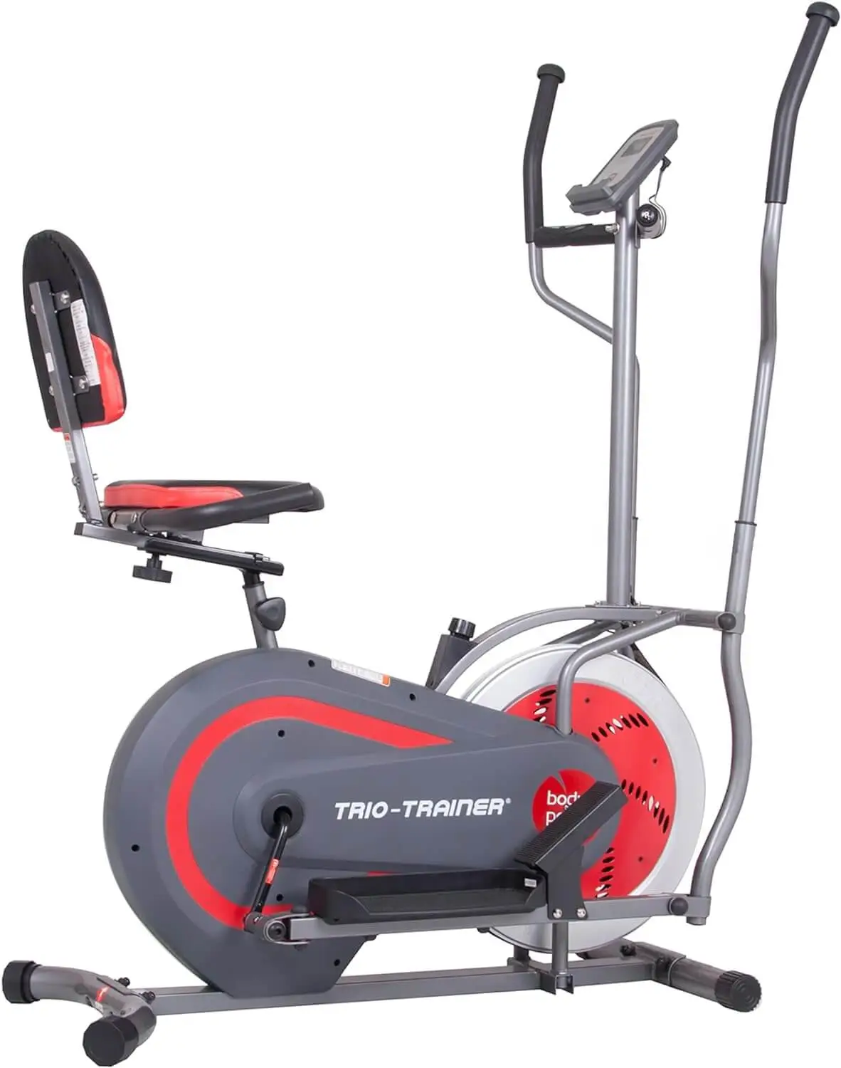 BODY POWER 2nd Generation Patented 3-in-1 Seated Elliptical