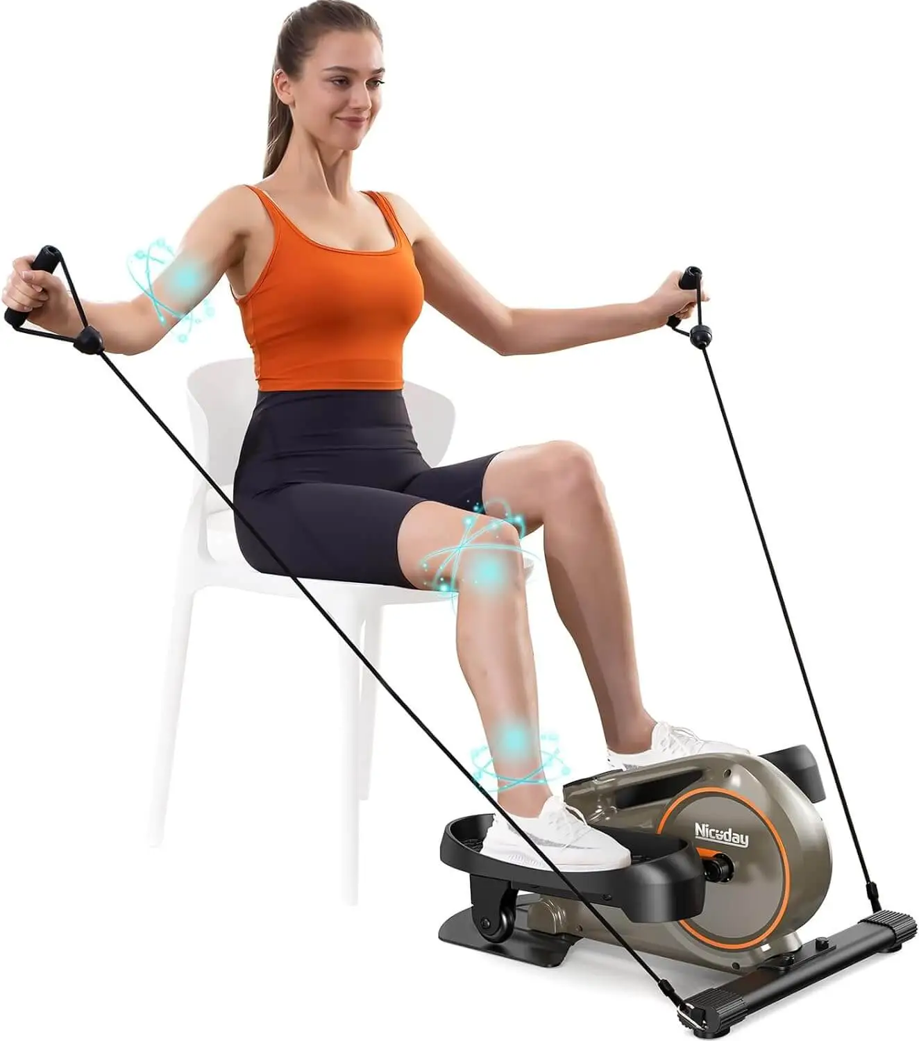 12 Best Compact Elliptical For Small Spaces 12 Niceday Under Desk 2 in 1 Elliptical