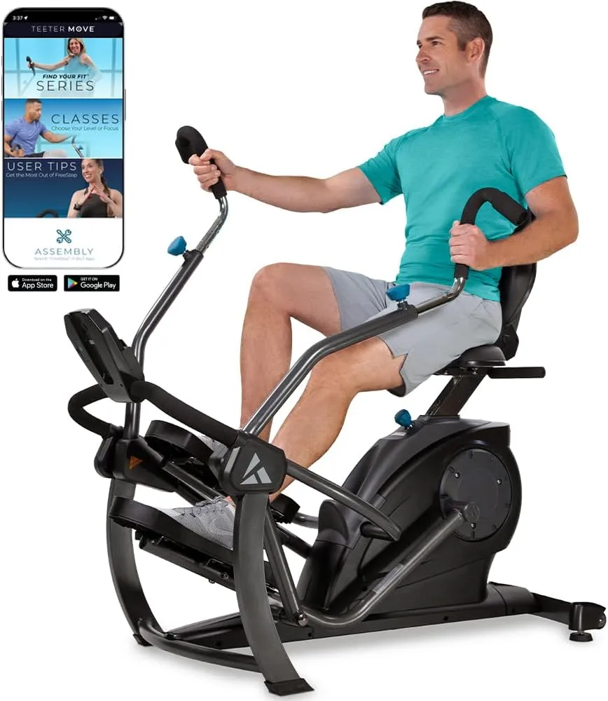 Top 6 Recumbent Ellipticals for Seniors: Safe, Comfortable Workouts 19 FreeStep LT1 Recumbent Cross Trainer Stepper - Zero-Impact Exercise Pateneted Physical Therapy Stride Technology, Whisper-Quiet, Multi-Position Arms