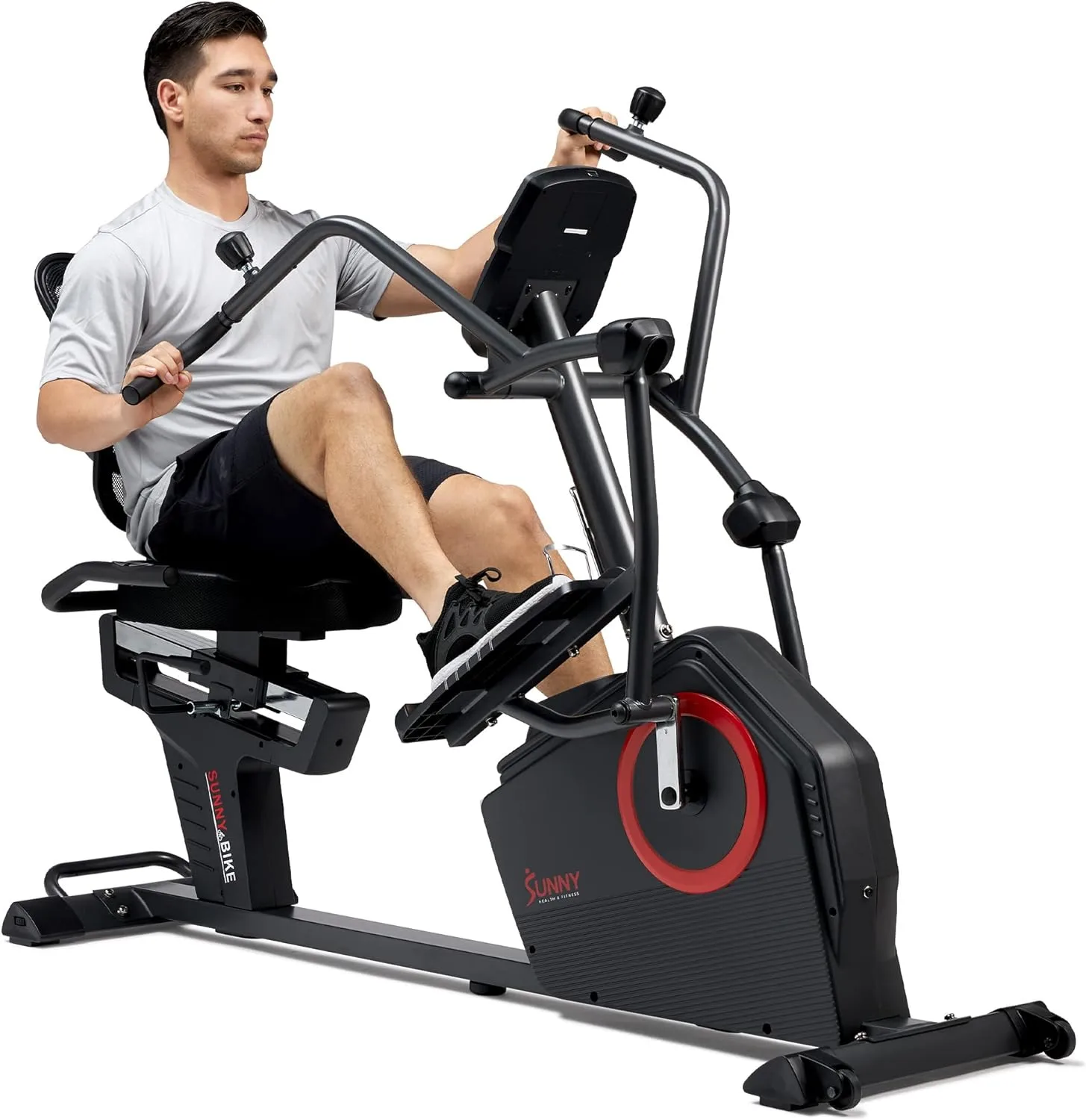 Top 6 Recumbent Ellipticals for Seniors: Safe, Comfortable Workouts 15 Sunny Health & Fitness Elite Recumbent Cross Trainer & Elliptical Machine with Arm Exercisers, Easy Adjust Seat, with Exclusive SunnyFit App Enhanced Connectivity